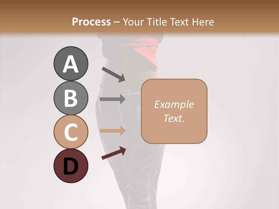 Female Teenage Gymnastics PowerPoint Template