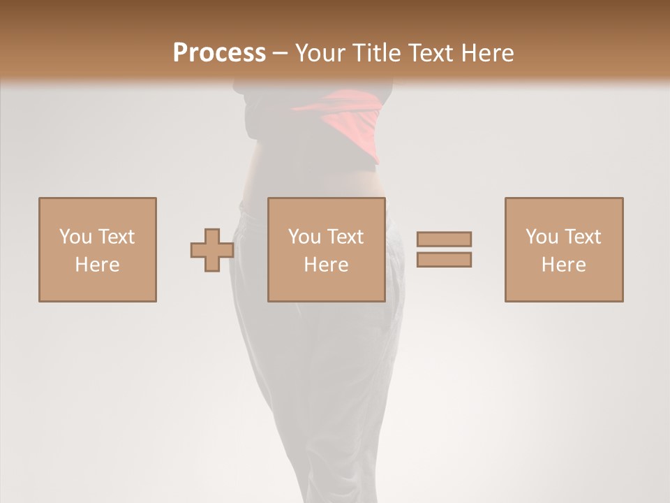 Female Teenage Gymnastics PowerPoint Template