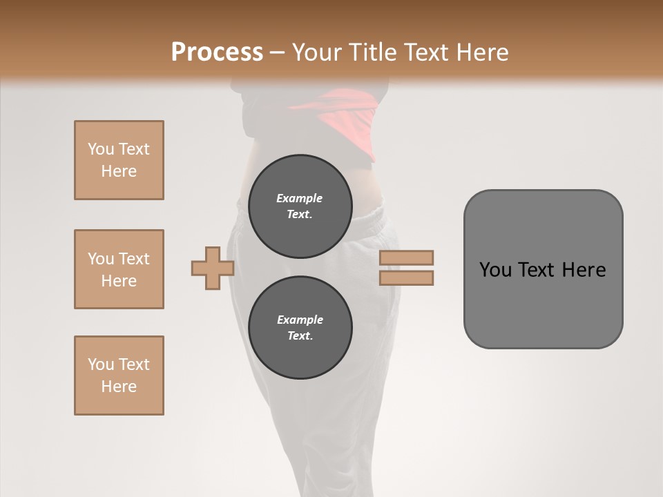 Female Teenage Gymnastics PowerPoint Template