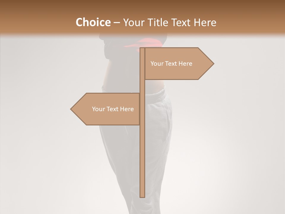 Female Teenage Gymnastics PowerPoint Template