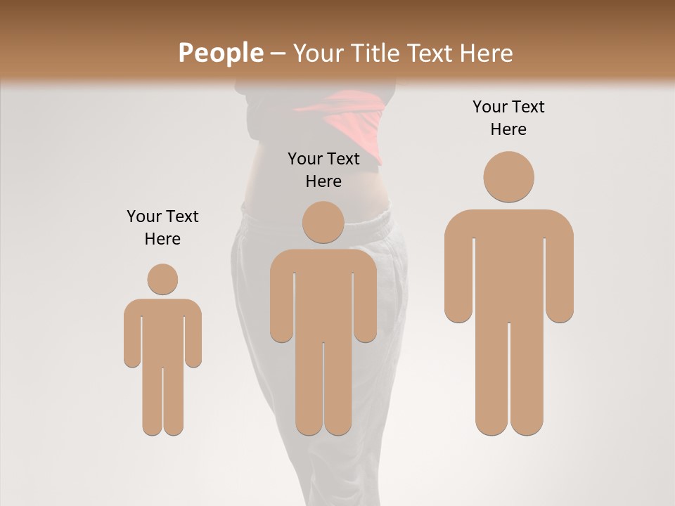 Female Teenage Gymnastics PowerPoint Template