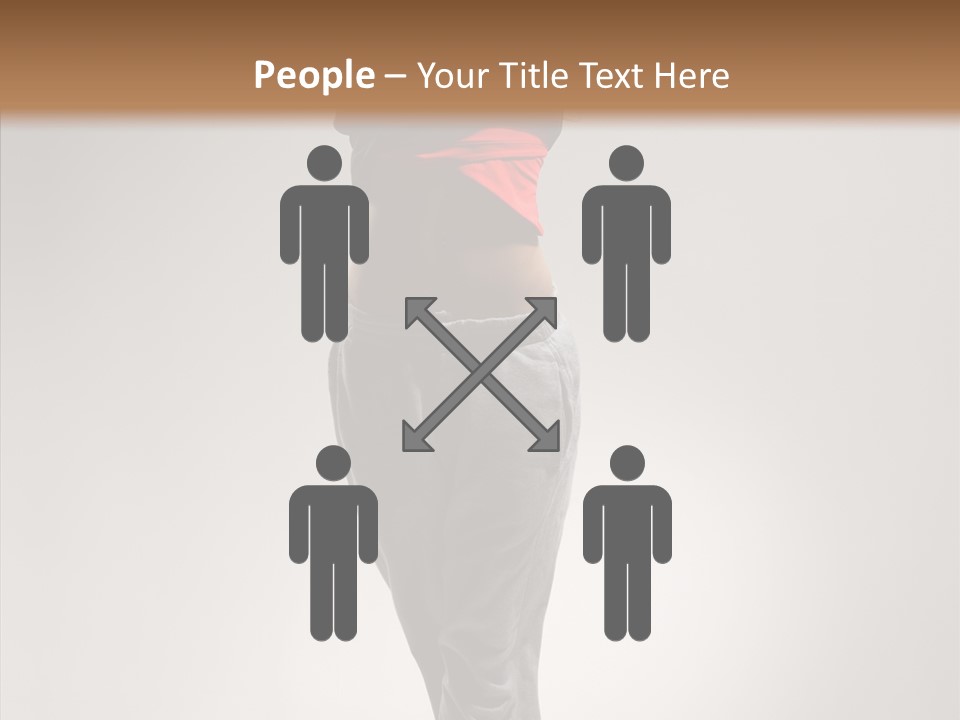 Female Teenage Gymnastics PowerPoint Template