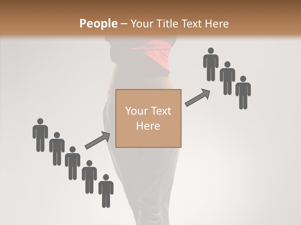 Female Teenage Gymnastics PowerPoint Template