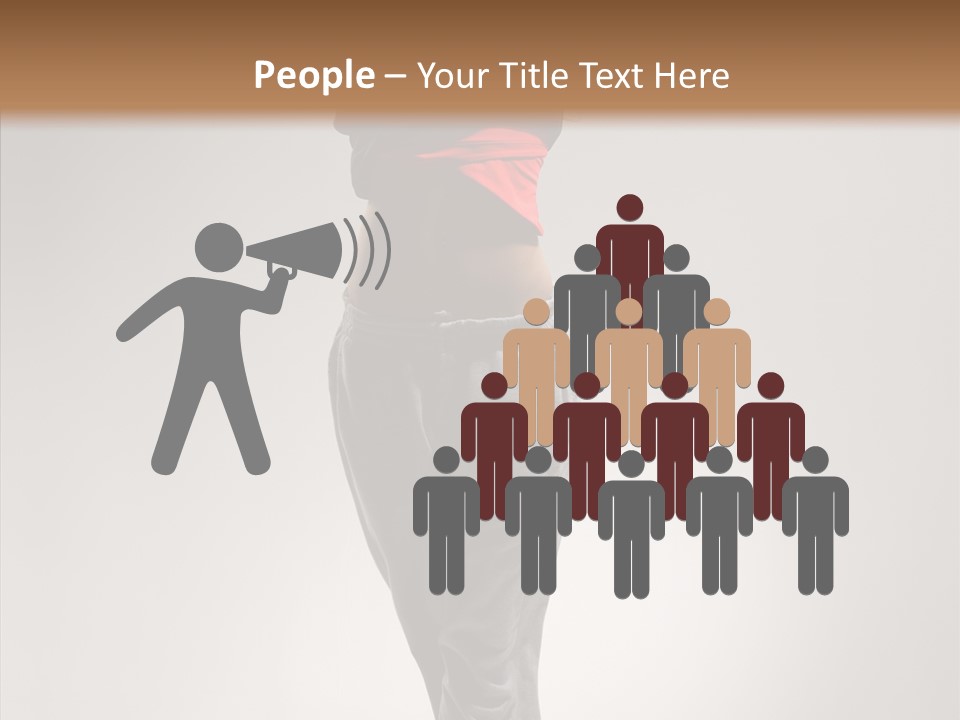 Female Teenage Gymnastics PowerPoint Template