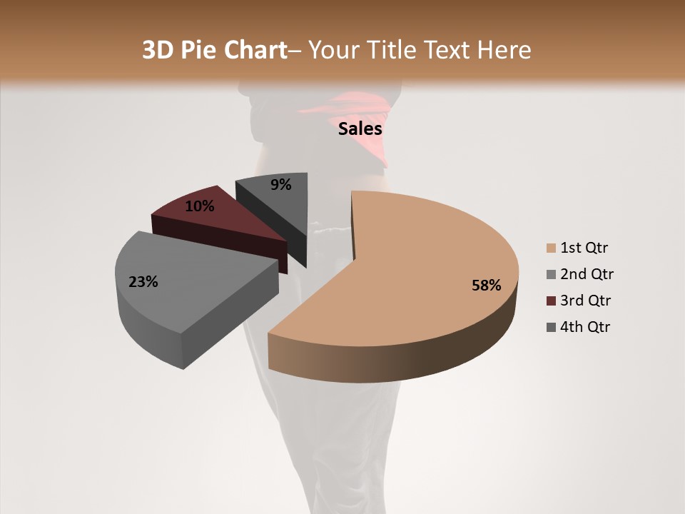 Female Teenage Gymnastics PowerPoint Template