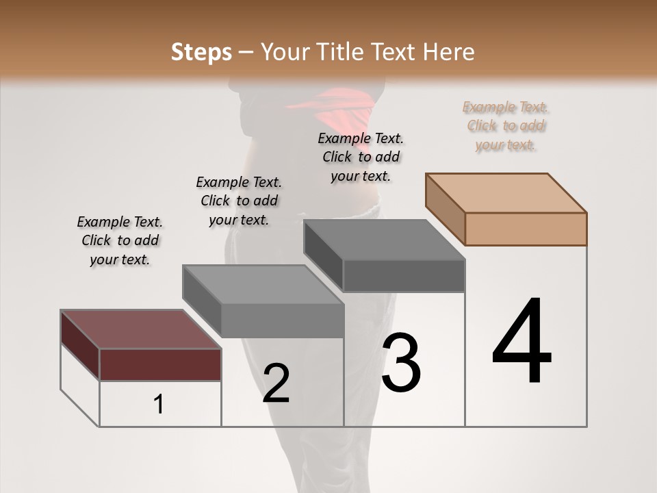Female Teenage Gymnastics PowerPoint Template
