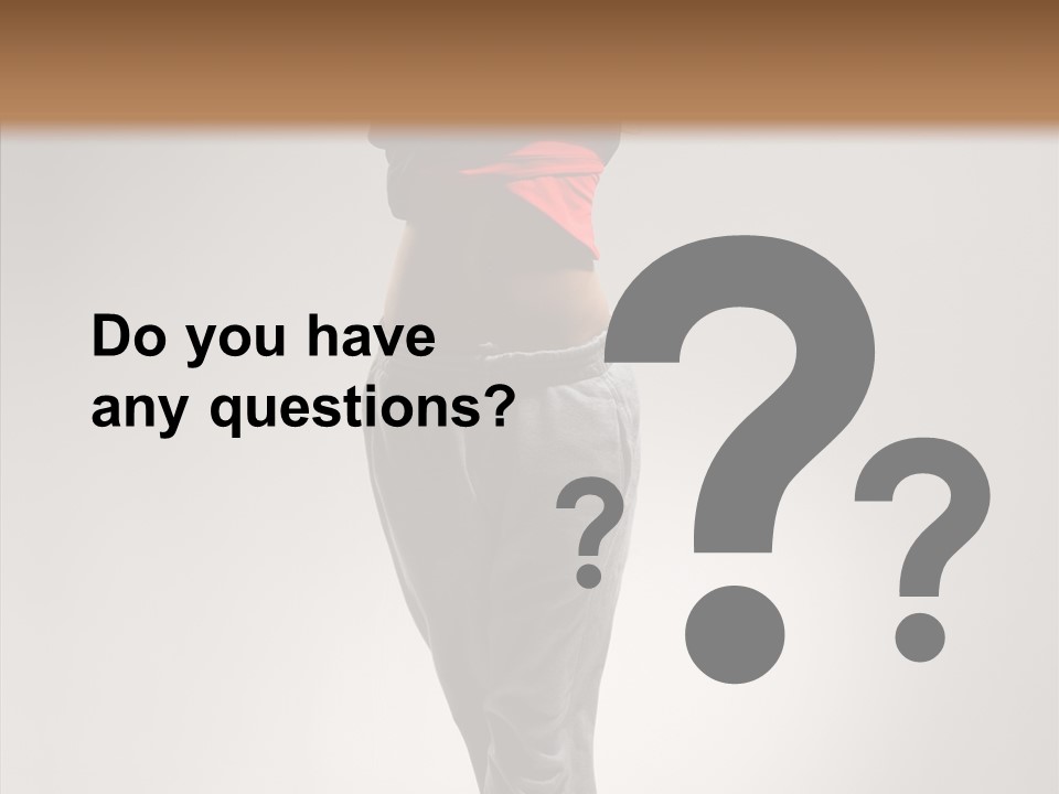 Female Teenage Gymnastics PowerPoint Template