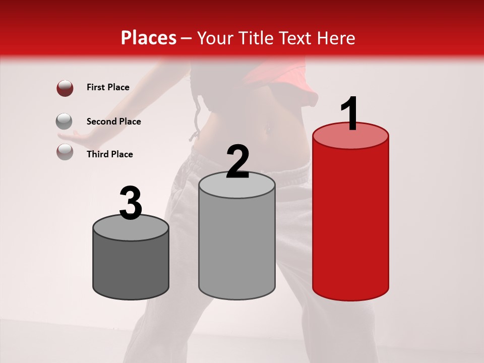 Aerobics Expression Gymnastics PowerPoint Template