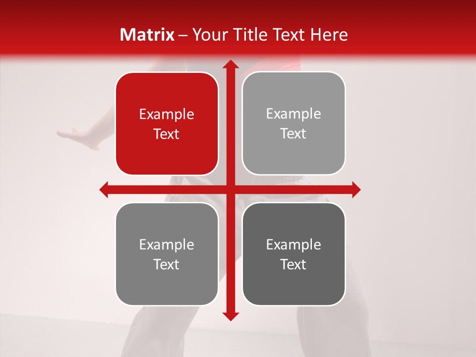 Aerobics Expression Gymnastics PowerPoint Template