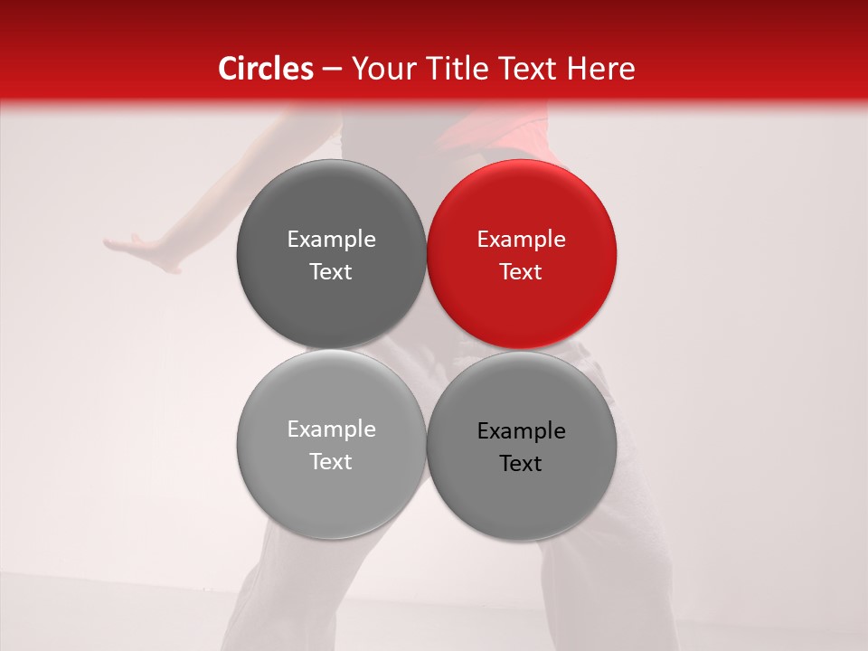 Aerobics Expression Gymnastics PowerPoint Template