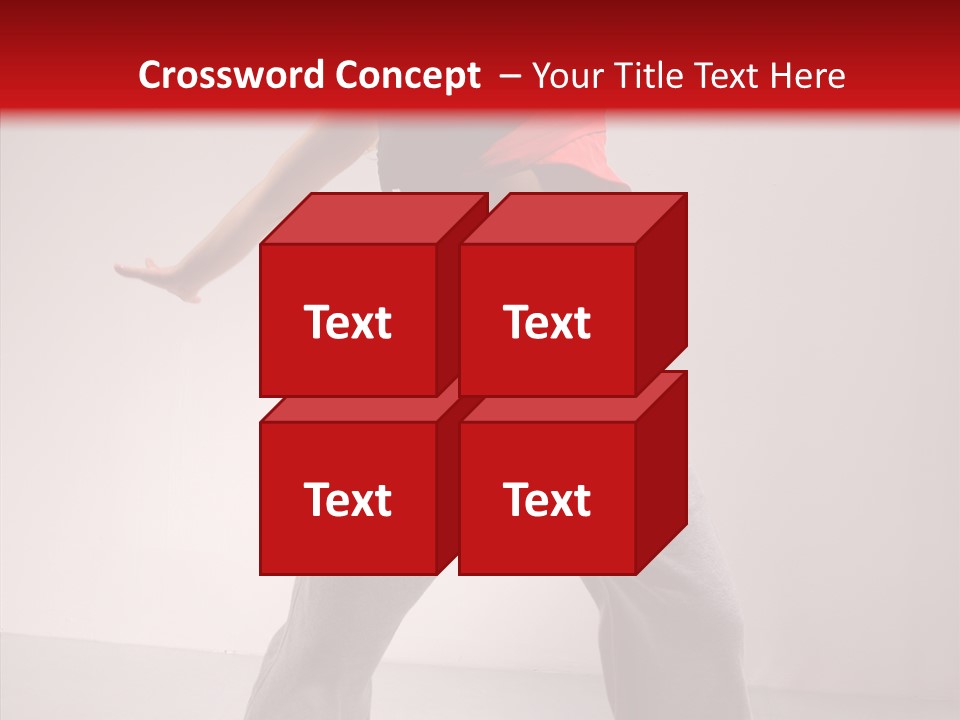 Aerobics Expression Gymnastics PowerPoint Template