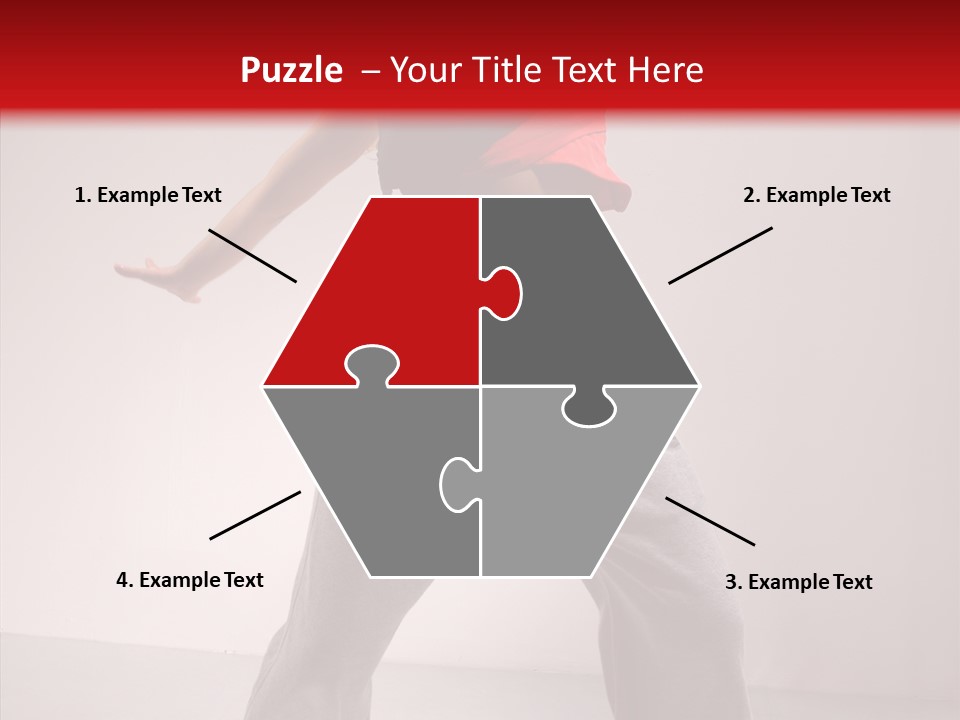 Aerobics Expression Gymnastics PowerPoint Template