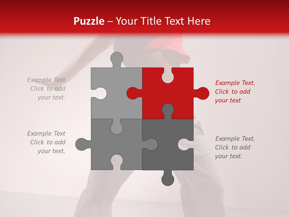 Aerobics Expression Gymnastics PowerPoint Template