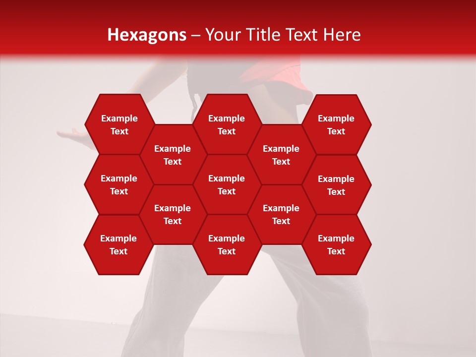 Aerobics Expression Gymnastics PowerPoint Template