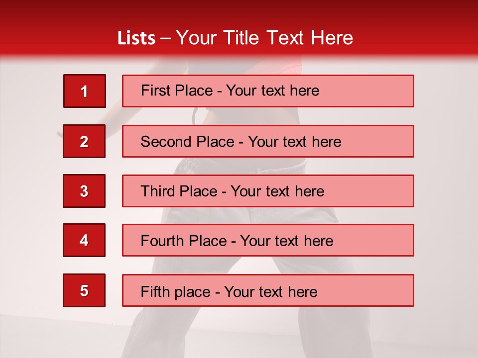 Aerobics Expression Gymnastics PowerPoint Template