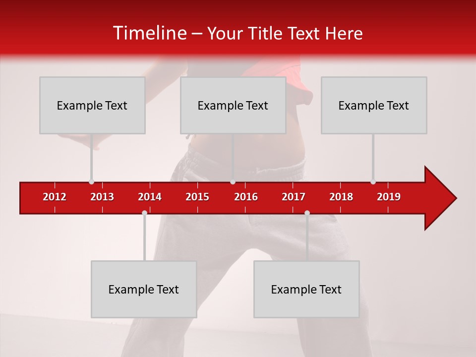 Aerobics Expression Gymnastics PowerPoint Template