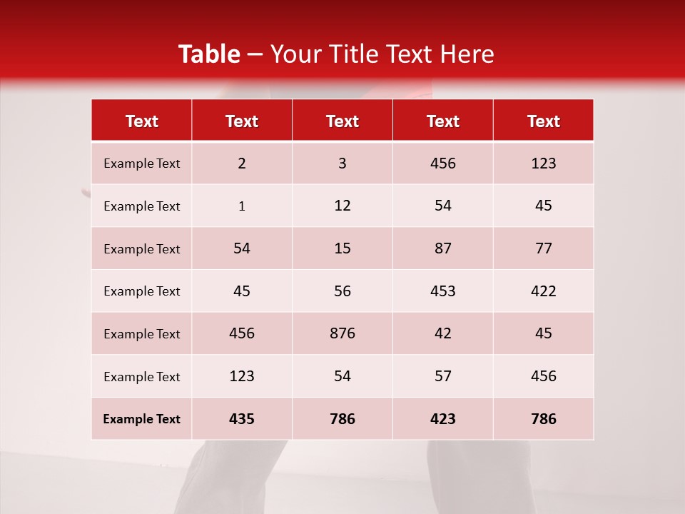 Aerobics Expression Gymnastics PowerPoint Template