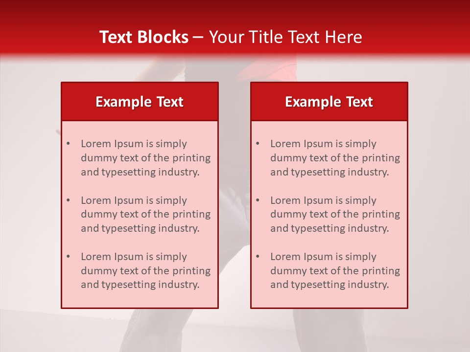 Aerobics Expression Gymnastics PowerPoint Template