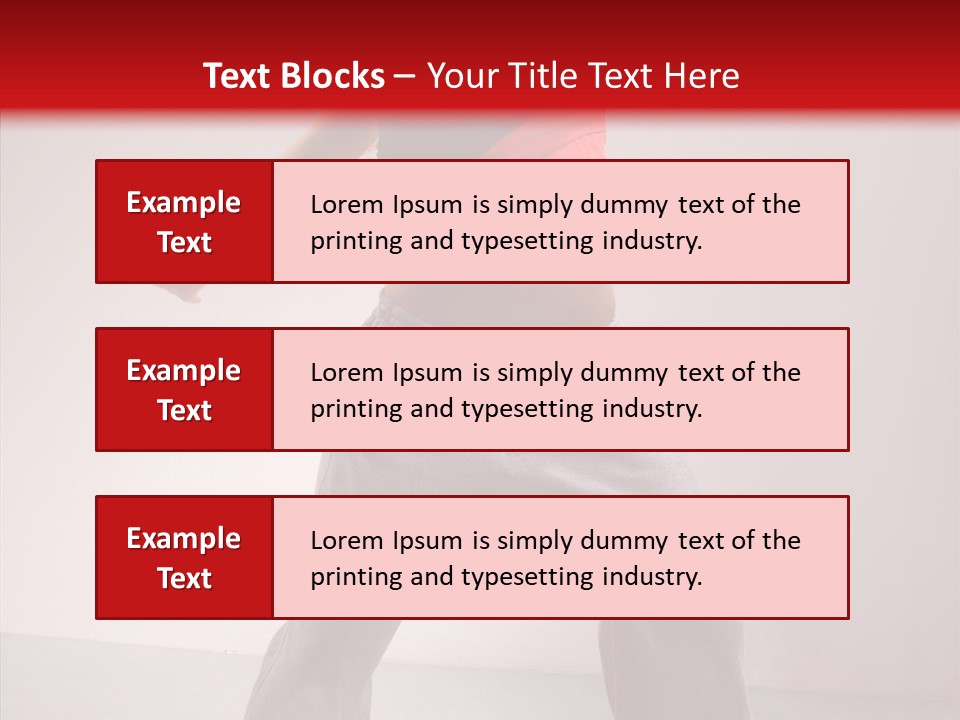 Aerobics Expression Gymnastics PowerPoint Template