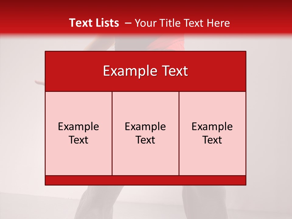 Aerobics Expression Gymnastics PowerPoint Template