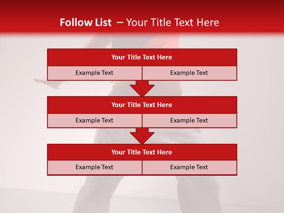 Aerobics Expression Gymnastics PowerPoint Template