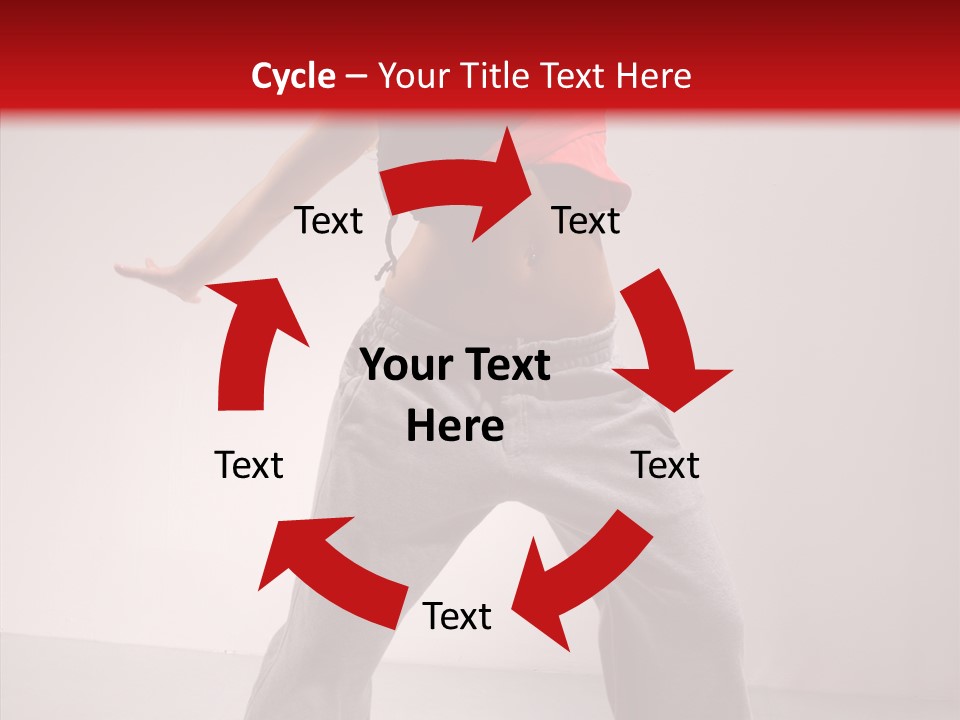 Aerobics Expression Gymnastics PowerPoint Template