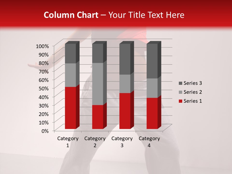 Aerobics Expression Gymnastics PowerPoint Template