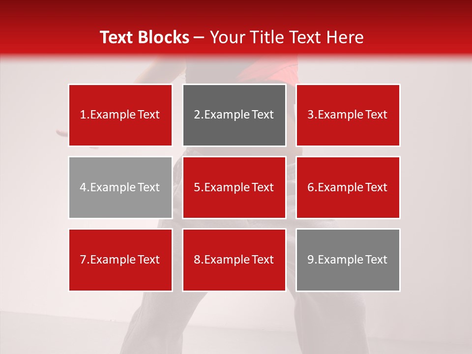 Aerobics Expression Gymnastics PowerPoint Template