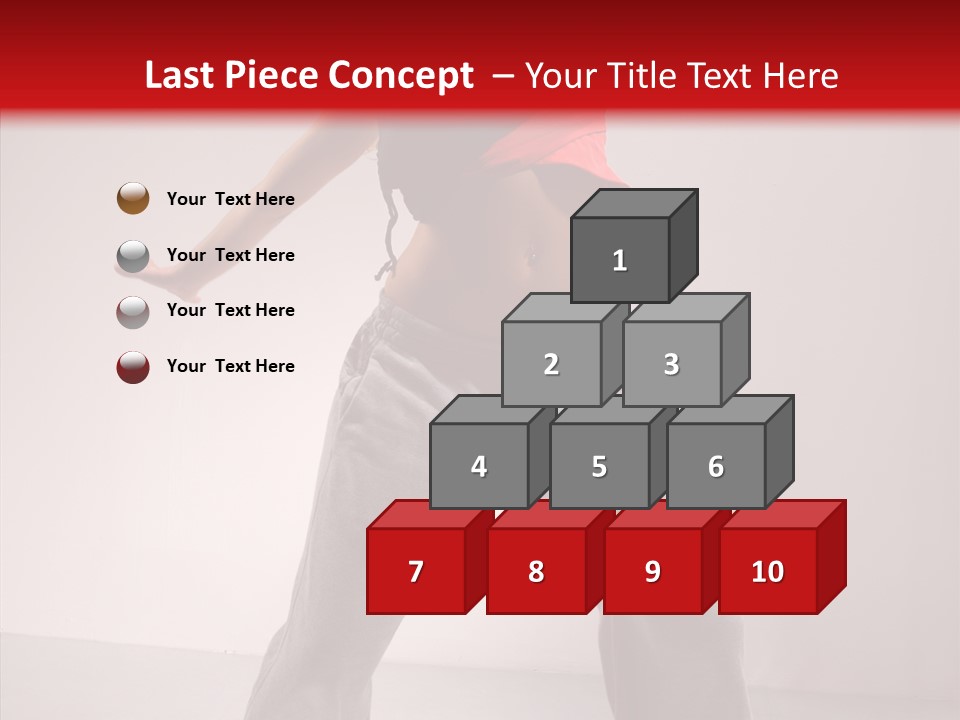 Aerobics Expression Gymnastics PowerPoint Template