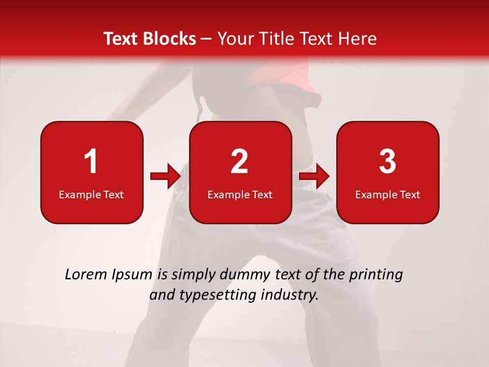 Aerobics Expression Gymnastics PowerPoint Template