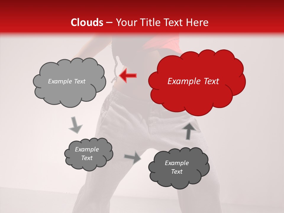 Aerobics Expression Gymnastics PowerPoint Template