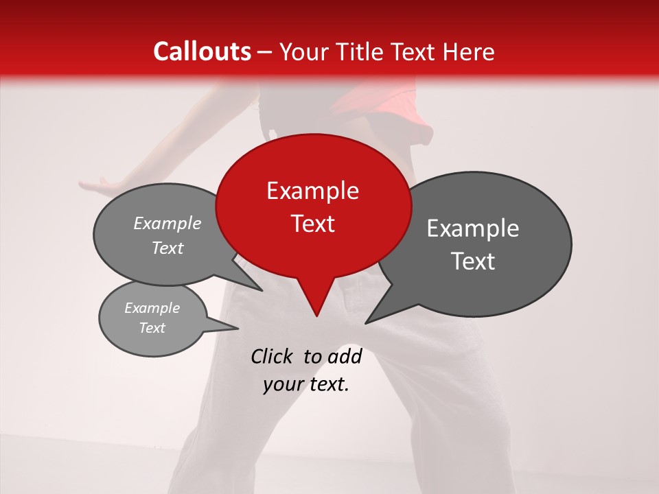 Aerobics Expression Gymnastics PowerPoint Template