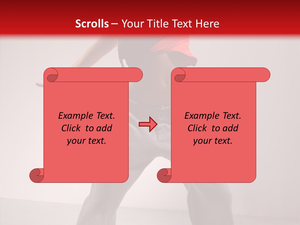 Aerobics Expression Gymnastics PowerPoint Template