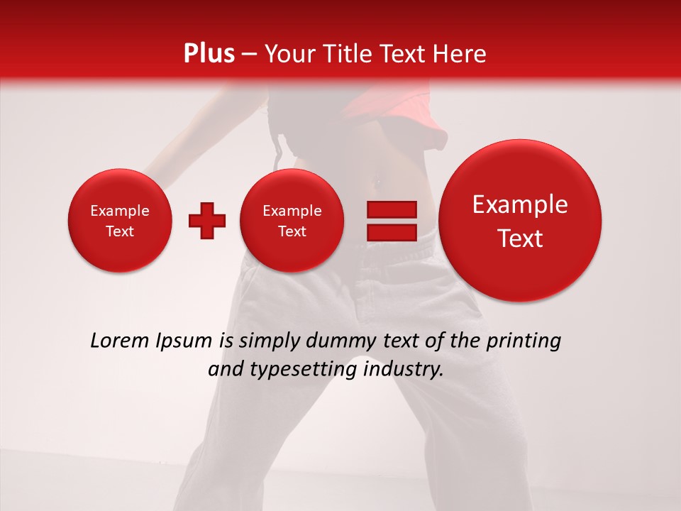 Aerobics Expression Gymnastics PowerPoint Template