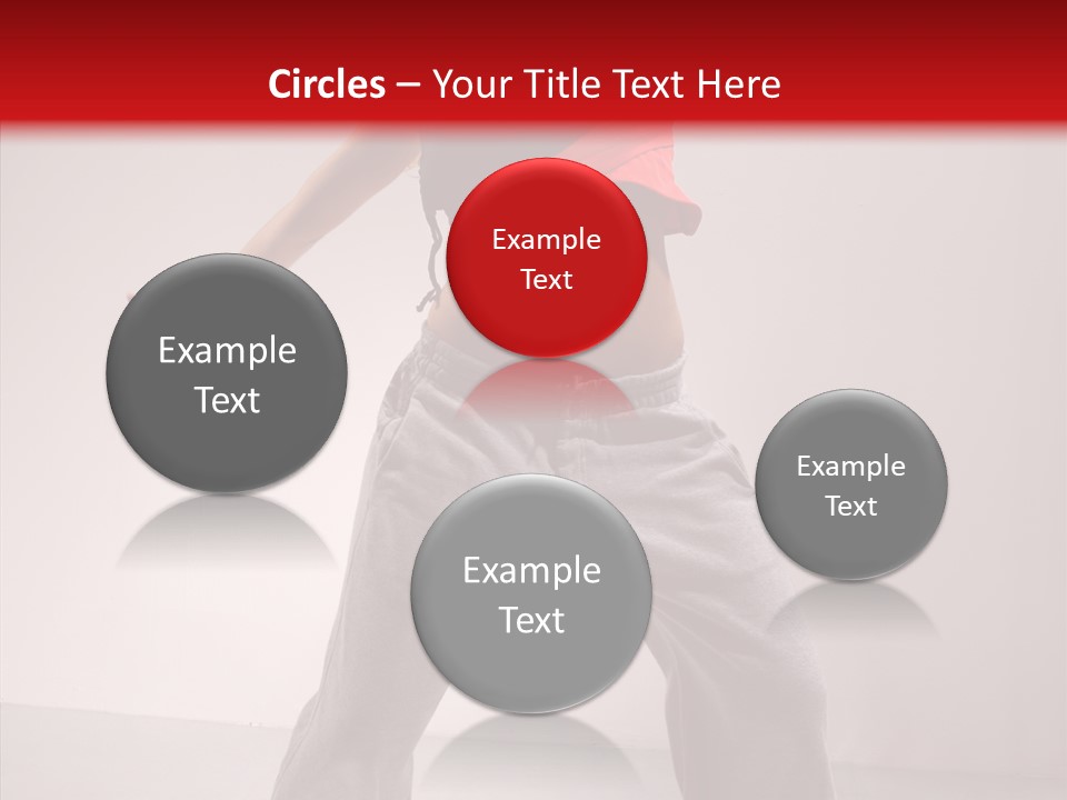 Aerobics Expression Gymnastics PowerPoint Template