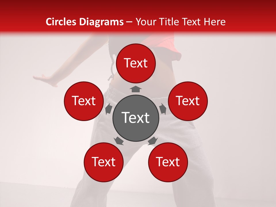 Aerobics Expression Gymnastics PowerPoint Template