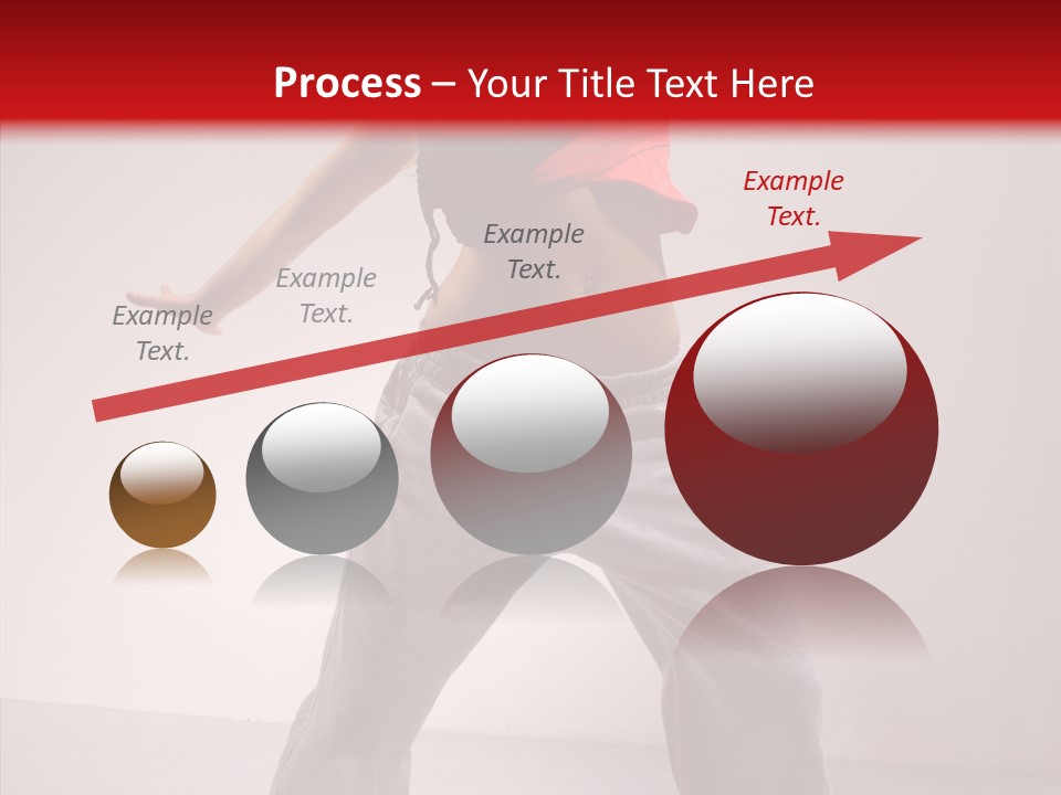 Aerobics Expression Gymnastics PowerPoint Template