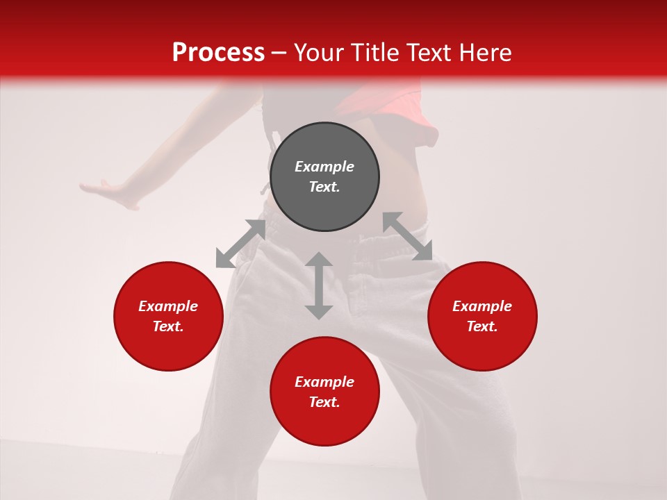 Aerobics Expression Gymnastics PowerPoint Template