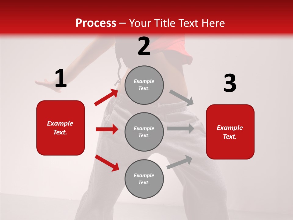 Aerobics Expression Gymnastics PowerPoint Template