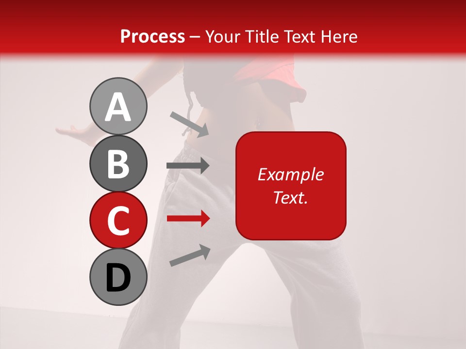 Aerobics Expression Gymnastics PowerPoint Template