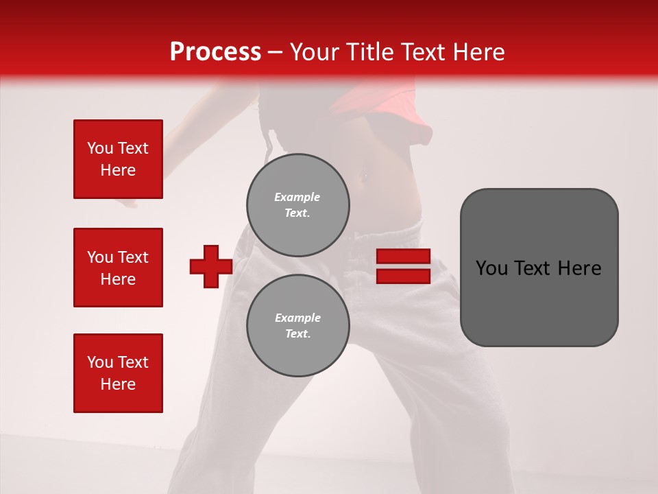 Aerobics Expression Gymnastics PowerPoint Template