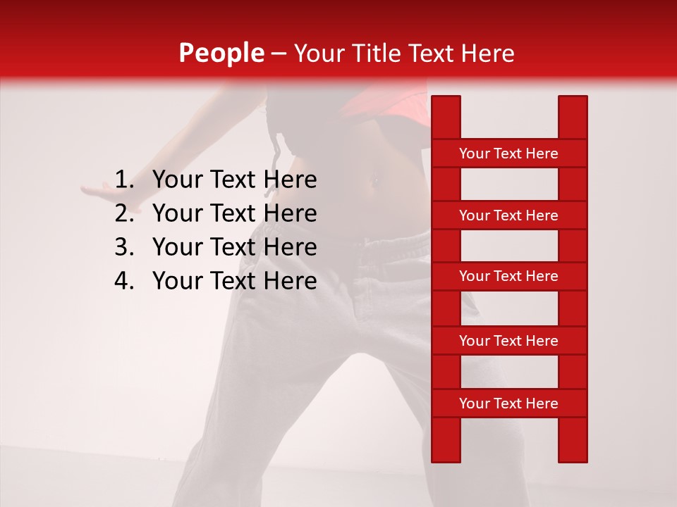 Aerobics Expression Gymnastics PowerPoint Template