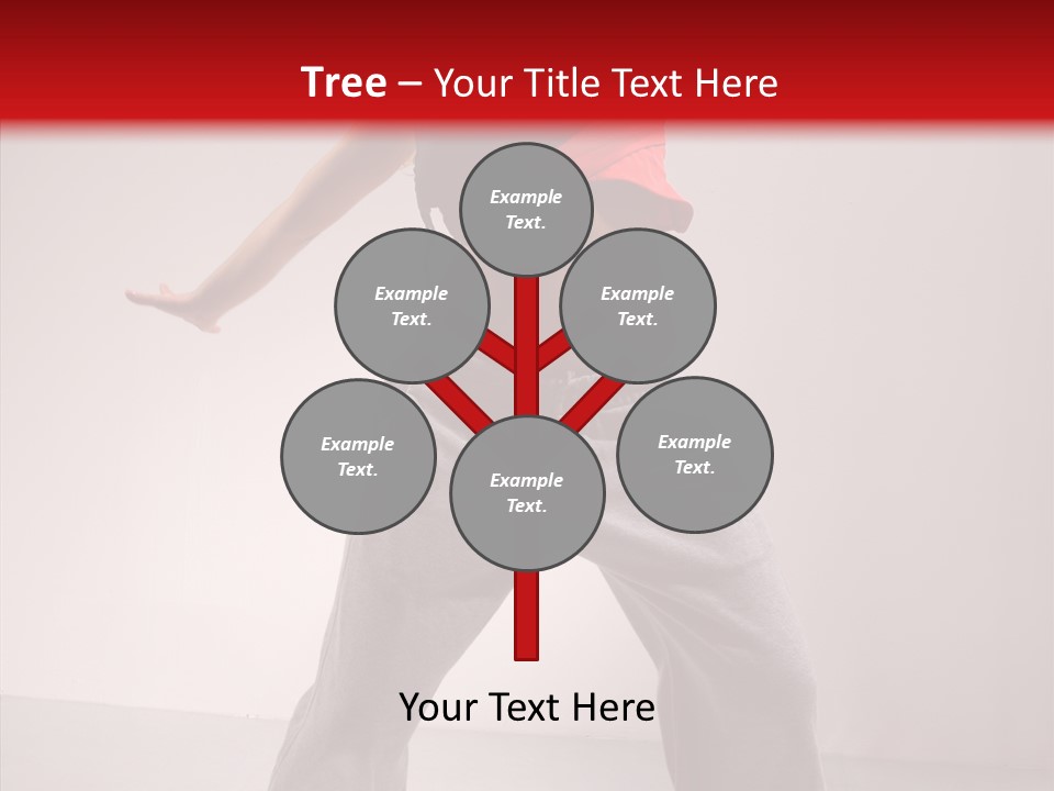 Aerobics Expression Gymnastics PowerPoint Template