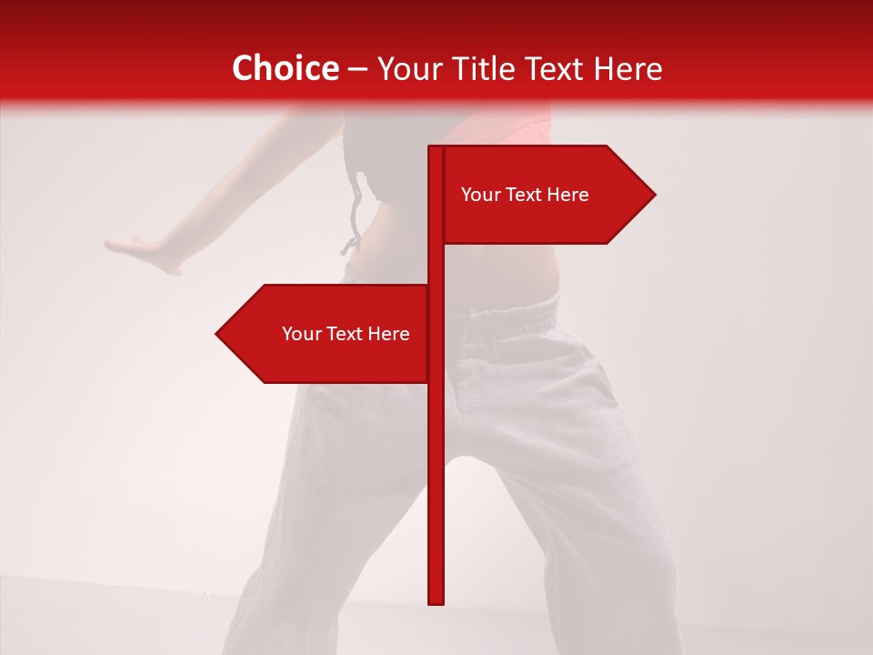 Aerobics Expression Gymnastics PowerPoint Template