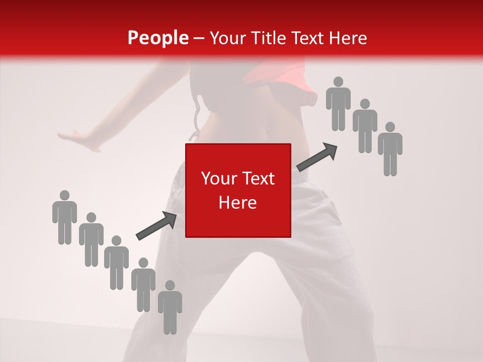 Aerobics Expression Gymnastics PowerPoint Template