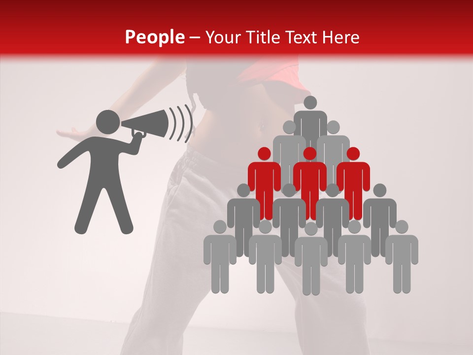 Aerobics Expression Gymnastics PowerPoint Template