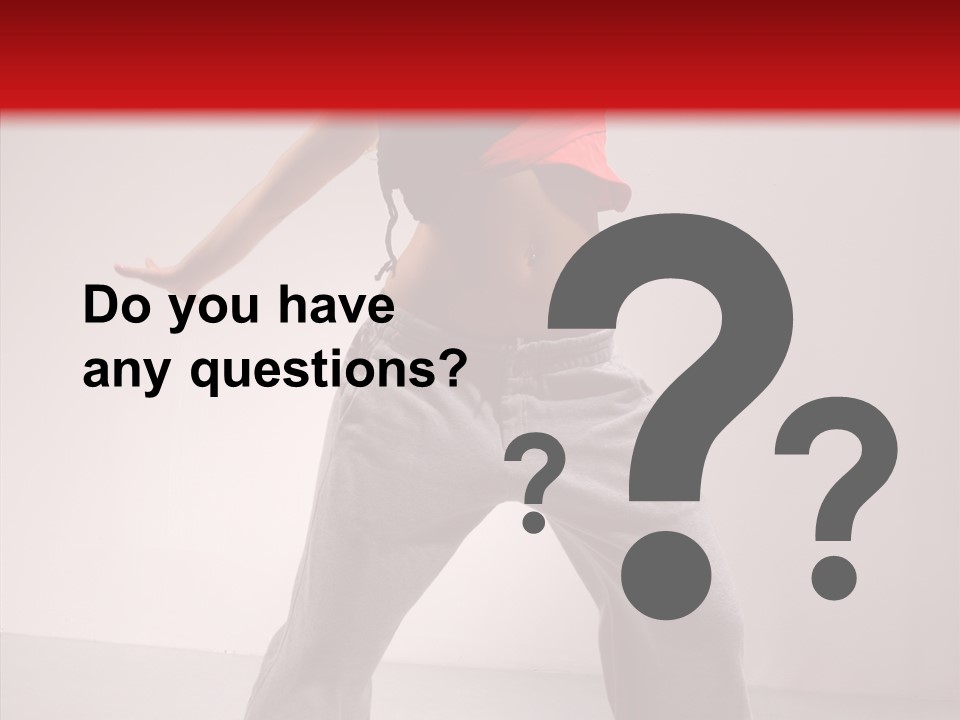 Aerobics Expression Gymnastics PowerPoint Template