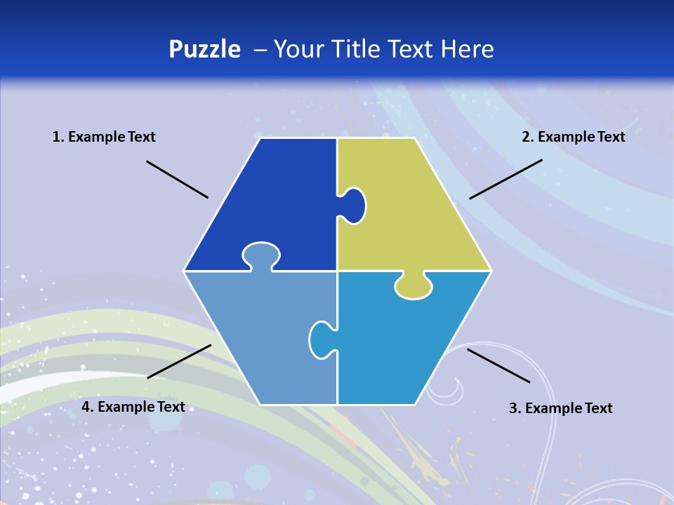 Yellow Beauty Splatters PowerPoint Template