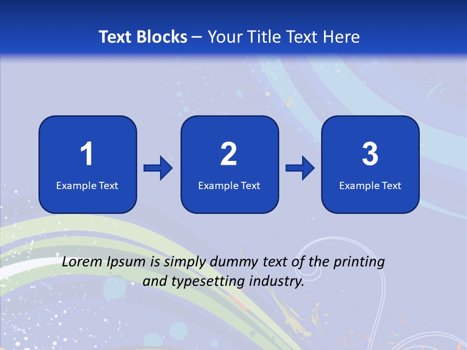 Yellow Beauty Splatters PowerPoint Template