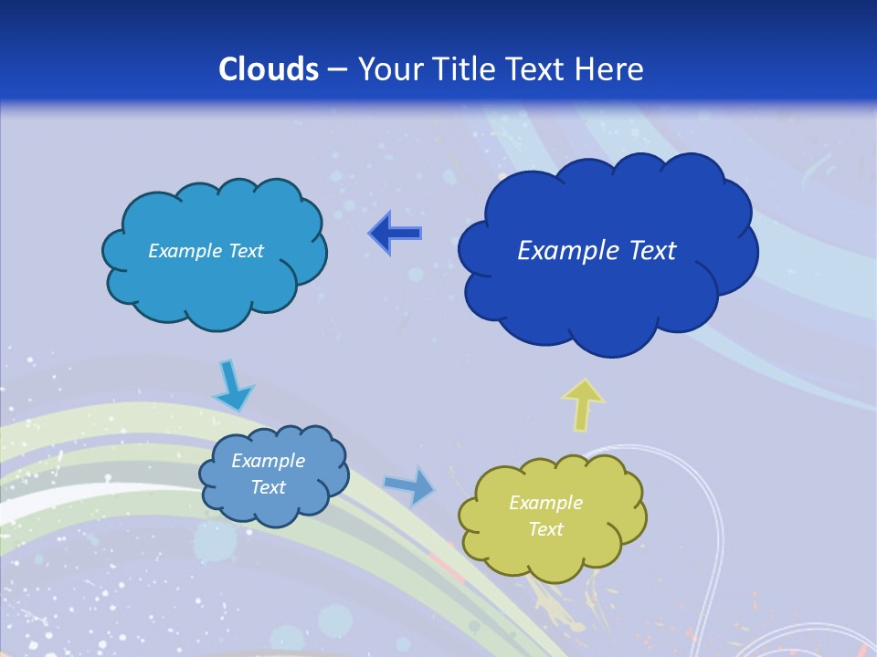 Yellow Beauty Splatters PowerPoint Template